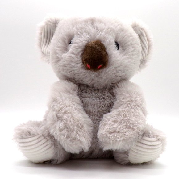 Spark Create Imagine Koala Plush Gray Baby Rattle Crinkle Ribbed Stuffed Toy - Picture 1 of 11